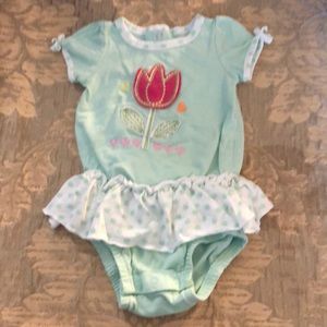 Koala 🐨Baby Mint Green Onesie Tulip Heart 💜